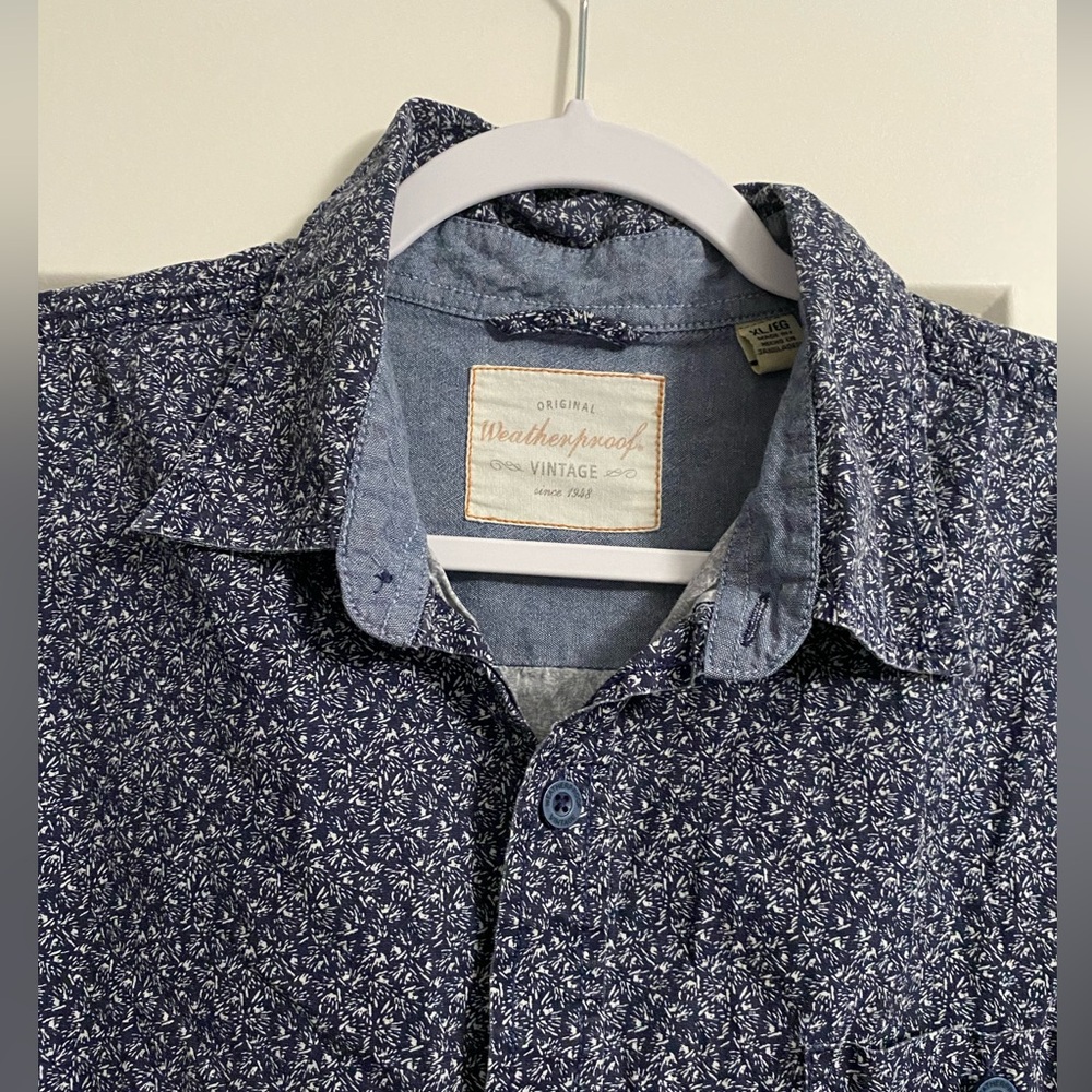 WEATHERPROOF Mens cotton button down size: XL - Picture 3 of 8